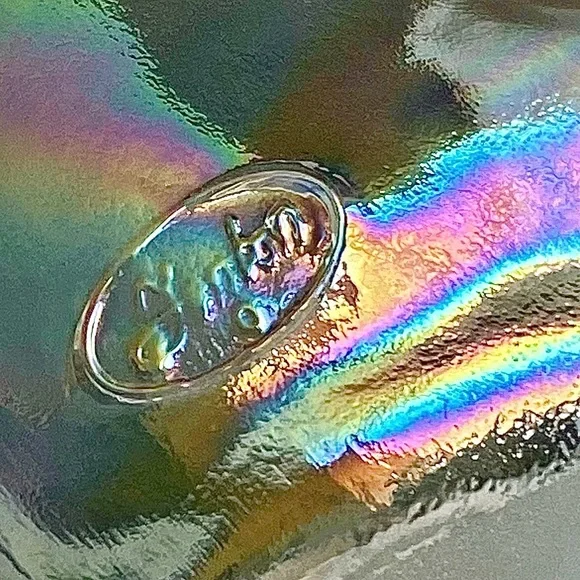 Fenton Iridescent Crystal Glass Penguin Figurine NWOT - Picture 3 of 6